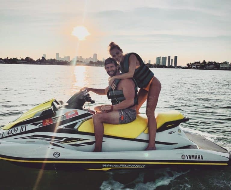 Jed Wyatt with his new girlfriend Ellen Decker