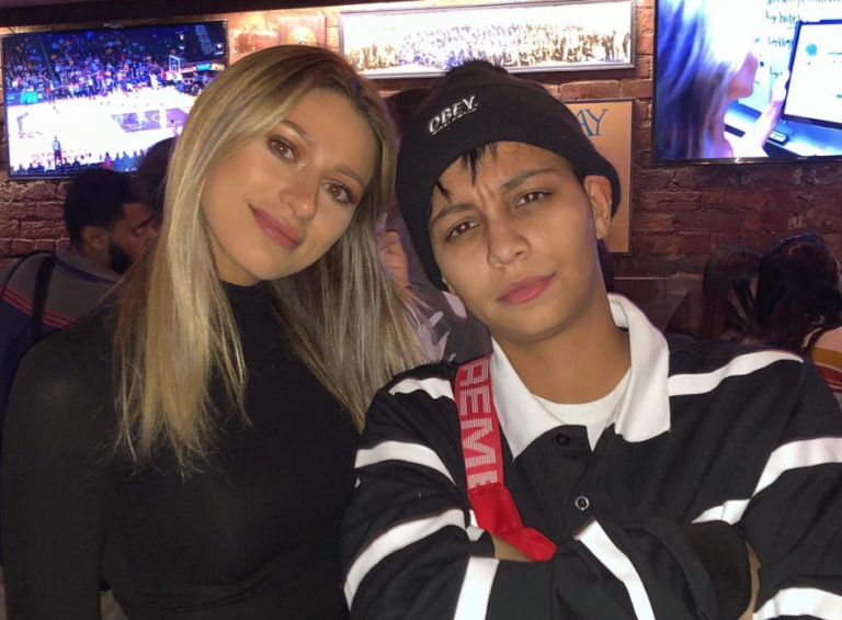 victoria gonzalez with cara geswelli on Siesta Key