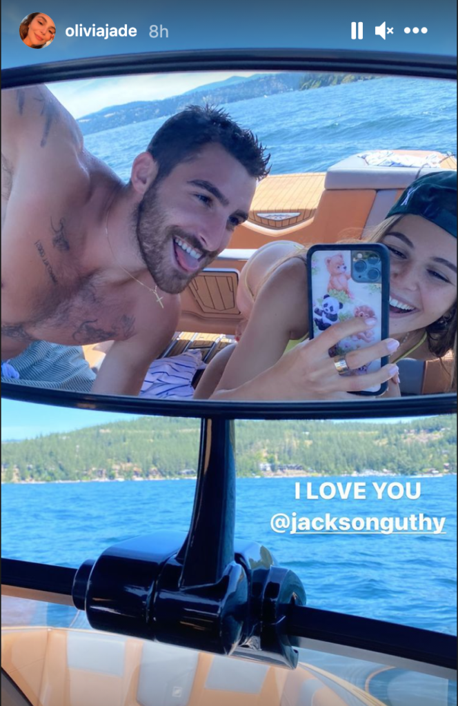 Olivia Jade and her boyfriend Jackson Guthy